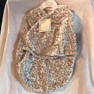 Element of style cheetah baby swaddler